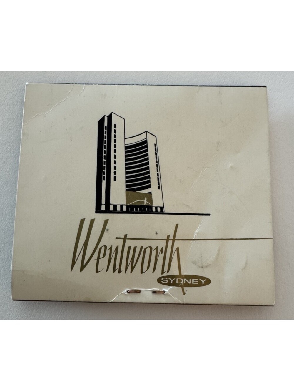Vintage Wentworth Sydney Australia Hotel Sewing Mending Kit Advertising Souvenir
